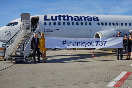 Niemiecka linia lotnicza po prawie 50 latach pożegnała się z Boeingami 737
