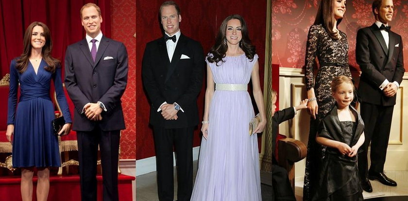 Kate i William z wosku w trzech wersjach