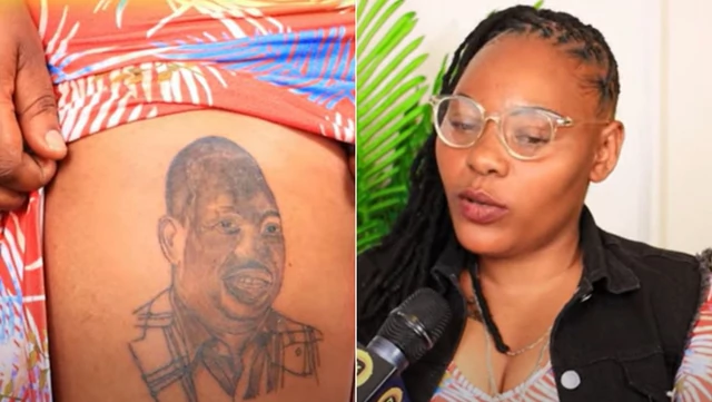 Murang'a lady who tattooed Mike Sonko's face on her thigh confesses love  for him | Pulselive Kenya