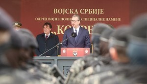 Aleksandar Vučić prisustvuje obeležavanju Dana jedinice Kobre