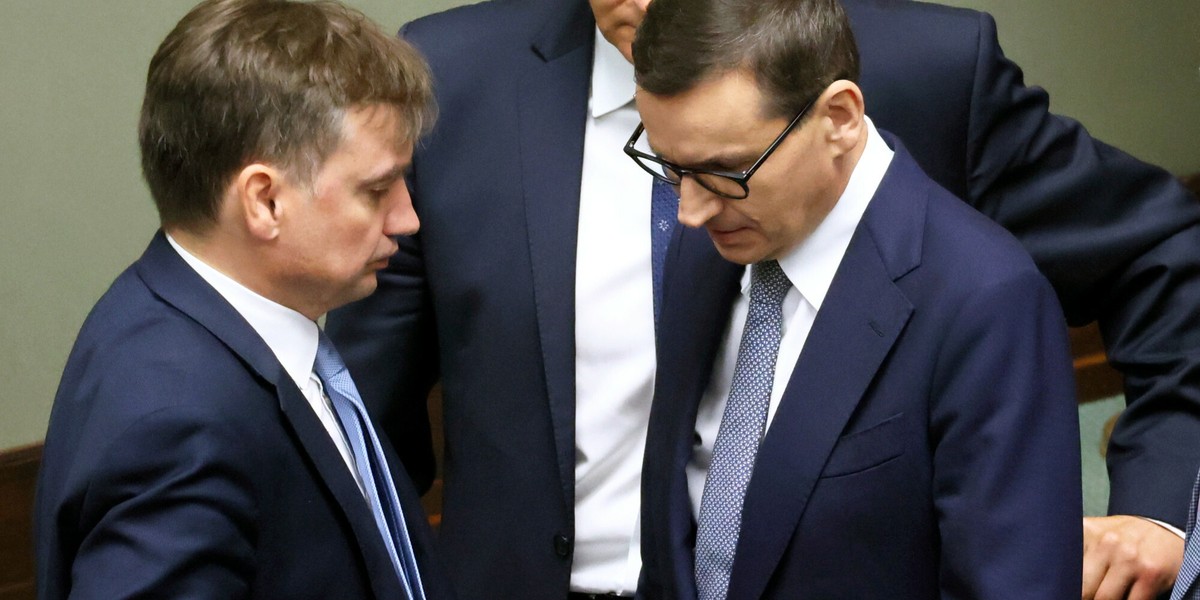 Zbigniew Ziobro i Mateusz Morawiecki