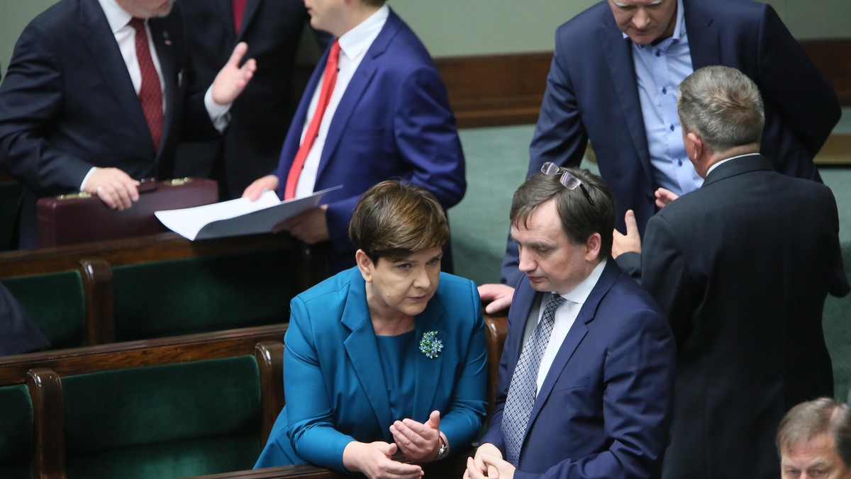 Beata Szydło, Zbigniew Ziobro