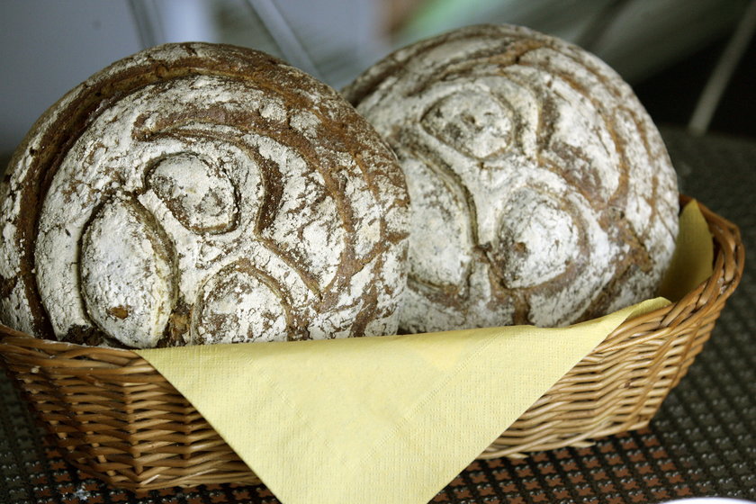 Chleb z logo Rudy Śląskiej