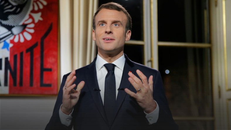 In his New Year's address, French President Emmanuel Macron vowed to resume his reforms programme in 2019, including trimming the sprawling public sector and shaking up the unemployment and pension systems
