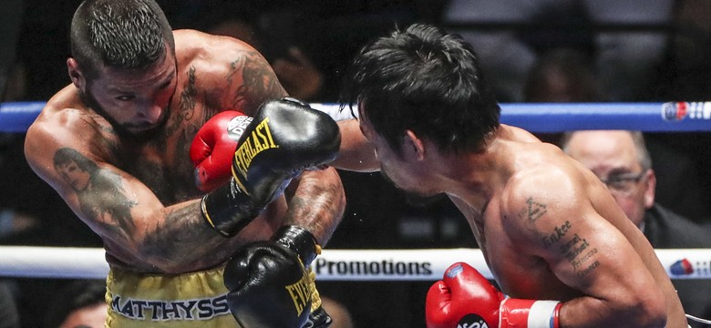 Manny Pacquiao pokonał przez techniczny nokaut Lucasa Matthysse i został mistrzem świata federacji WBA