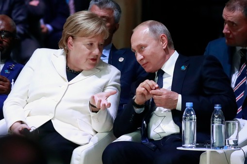 Angela Merkel Władimir Putin