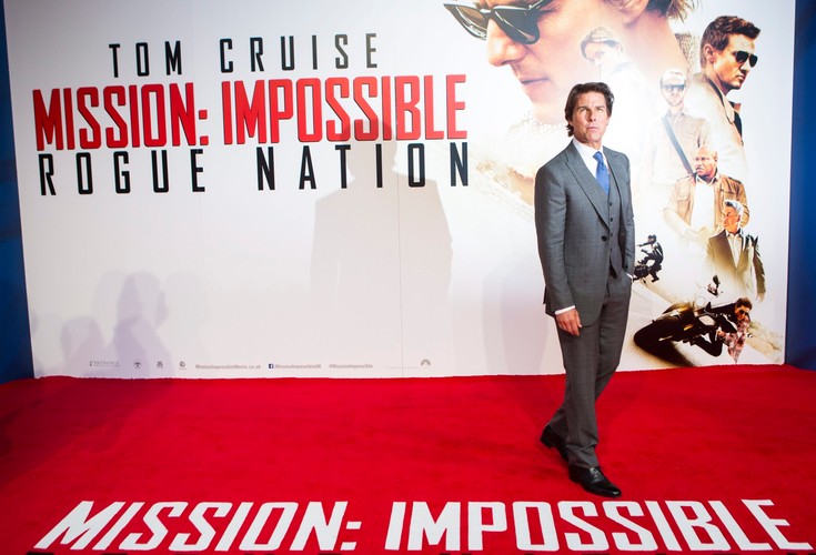 Tom Cruise na premierze 'Mission: Impossible. Rogue Nation' w Londynie