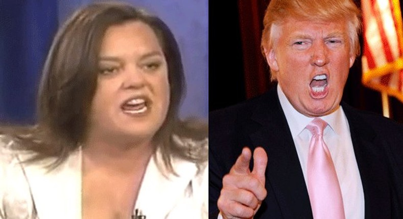 Rosie O'Donnell vs. Donald Trump