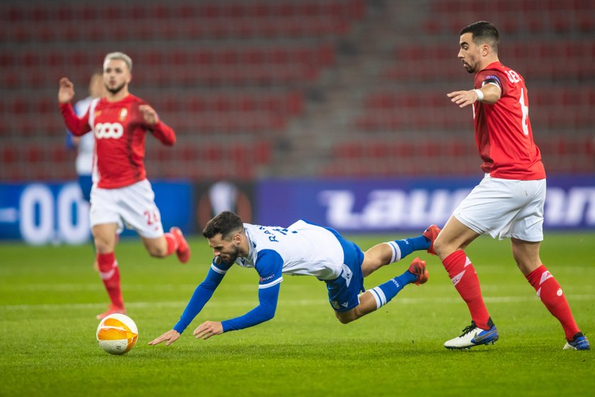 26.11.2020 STANDARD LIEGE - LECH POZNAN UEFA LIGA EUROPA PILKA NOZNA