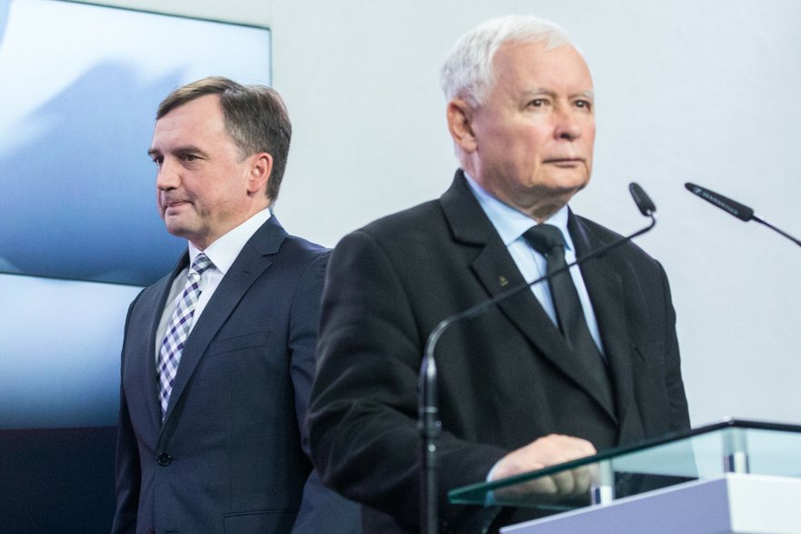 Zbigniew Ziobro i Jarosław Kaczyński.