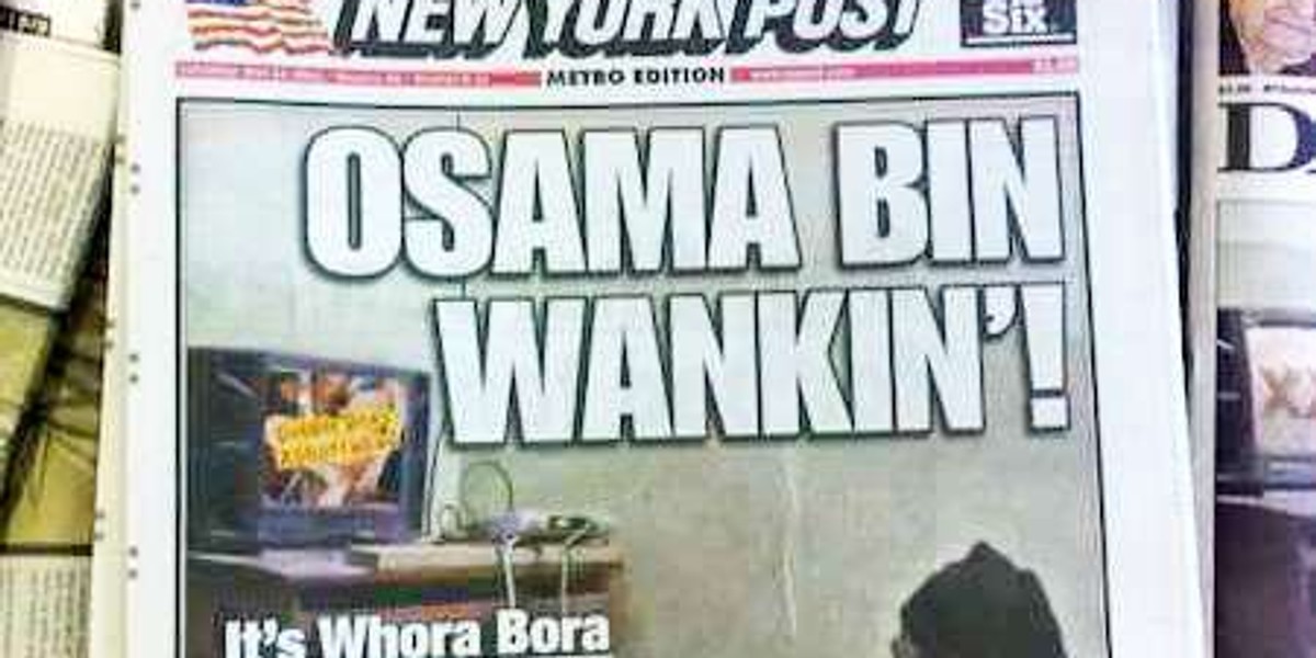 new york post, osama, porno