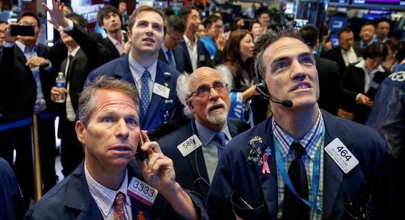 NYSE traders.Brendan McDermid/Reuters