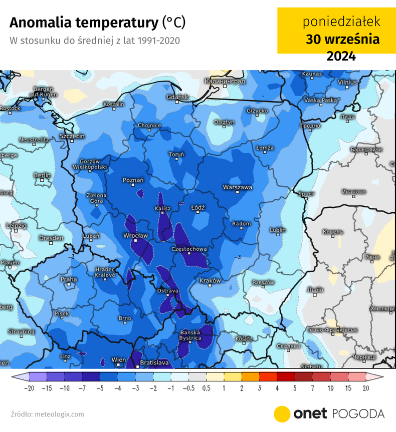 Arktyczne powietrze rozleje się na cały kraj