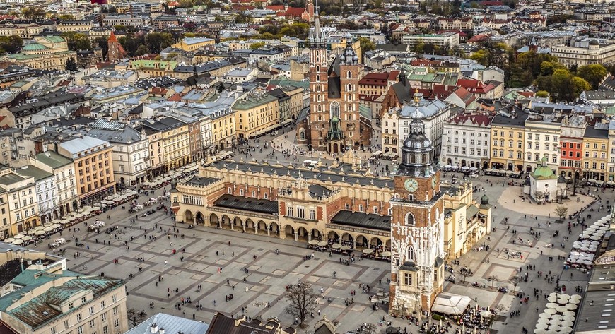 Krakowski rynek to ukochane miejsce turystów