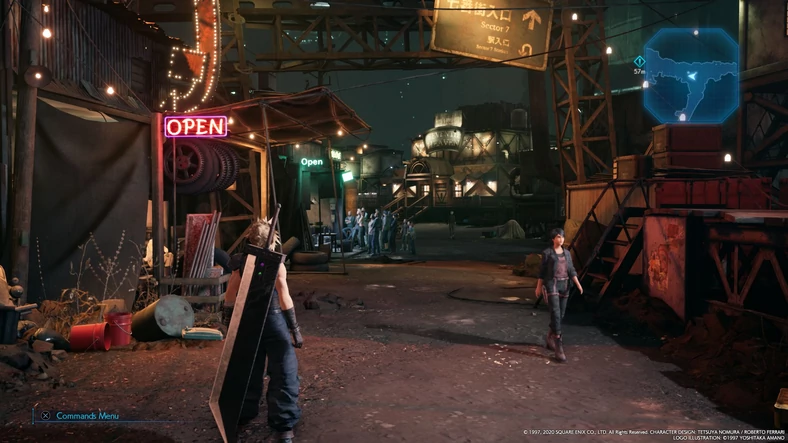 Final Fantasy VII Remake - screenshot z wersji na PlayStation 4