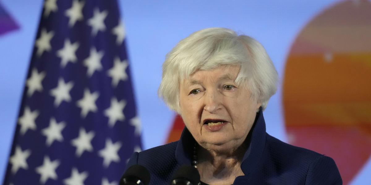 Sekretarz Skarbu USA Janet Yellen widzi potrzebę dalszego hamowania inflacji.