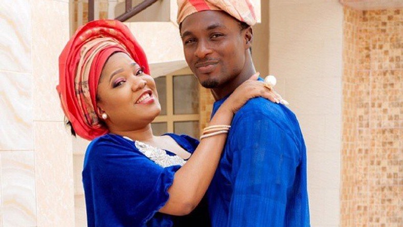Toyin Aimakhu and husband  Adeniyi Johnson