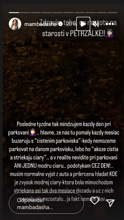 So svojim hnevom sa podelila aj na Instagrame. 