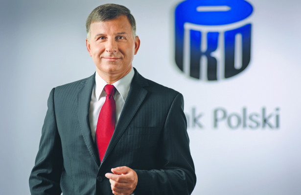 Zbigniew Jagiełło, prezes PKO Banku Polskiego, członek rady Związku Banków Polskich materiały prasowe