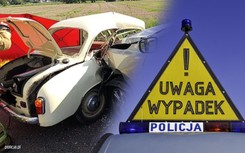 Wstrząsający wypadek w Kluczborku. Kierowca i pasażer Syreny zginęli na miejscu