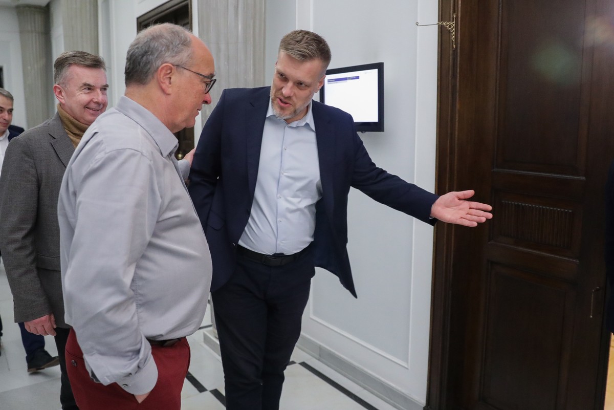 Włodzimierz Czarzasty i Adrian Zandberg