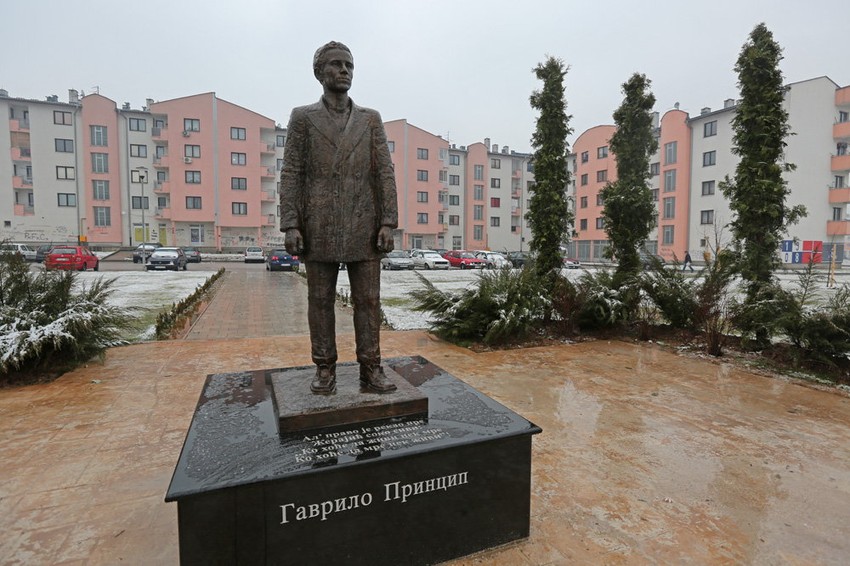 Spomenik Gavrilu Principu otkriven na Vidovdan u Istočnom Sarajevu