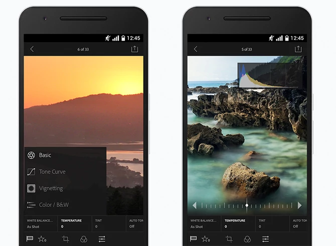 Adobe Photoshop Lightroom - wersja mobilna dla Androida