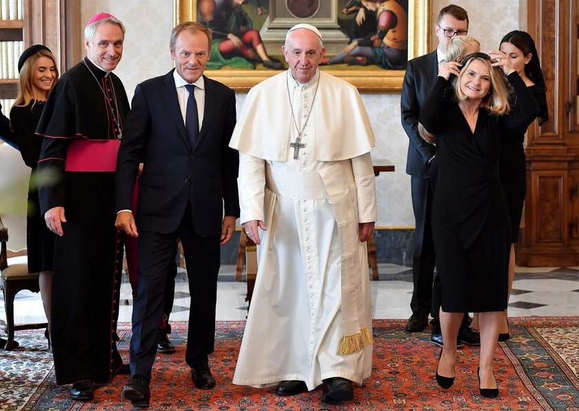 Donald Tusk z rodziną u papieża Franciszka