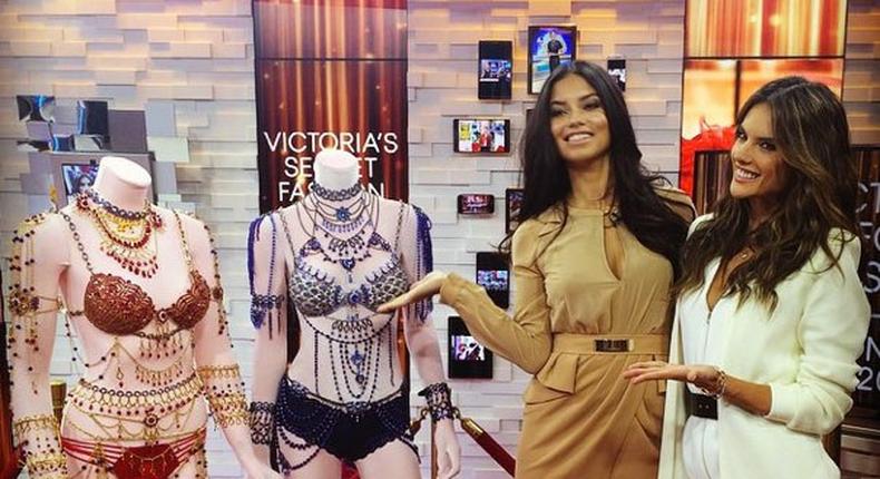 Victorias Secret Angels Show off the fantasy bras