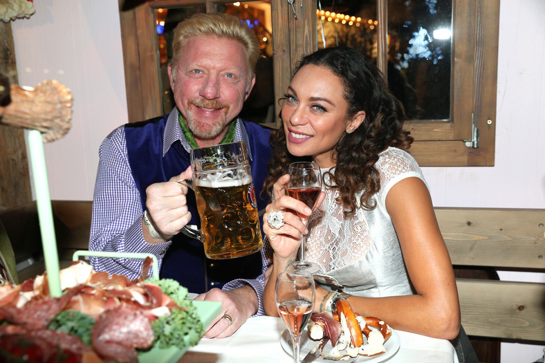 Boris Becker z żoną Lilly (Oktoberfest, 2017)