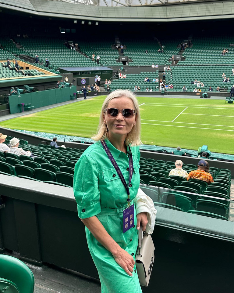 Małgorzata Foremniak na Wimbledonie