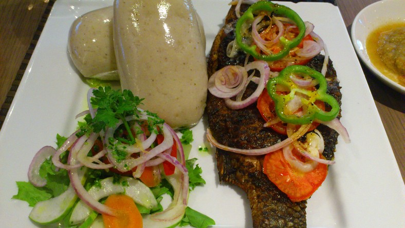 Banku and tilapia recipe: How to make banku and hot pepper ...