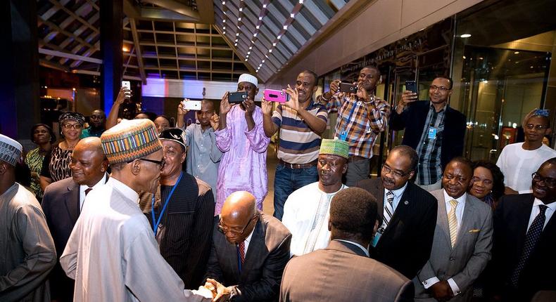 Buhari arrives New York for 71st UN General Assembly