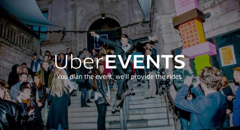 UberEVENTS will let event organisers order prepaid rides to guests attending their events