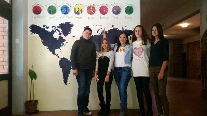 Projekat "Časovne zone" osnovne škole "Ivo Andrić"