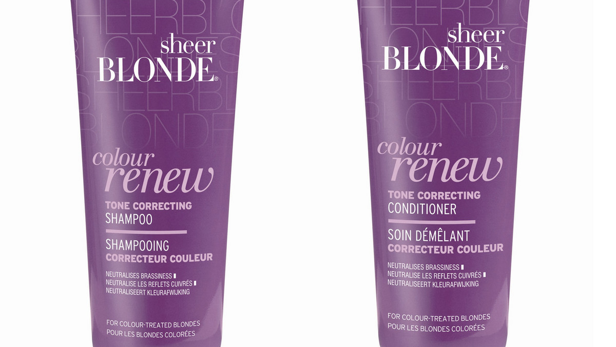 John Frieda Sheer Blonde Colour Renew to nowa linia produktów przeznaczona do włosów blond i siwych.