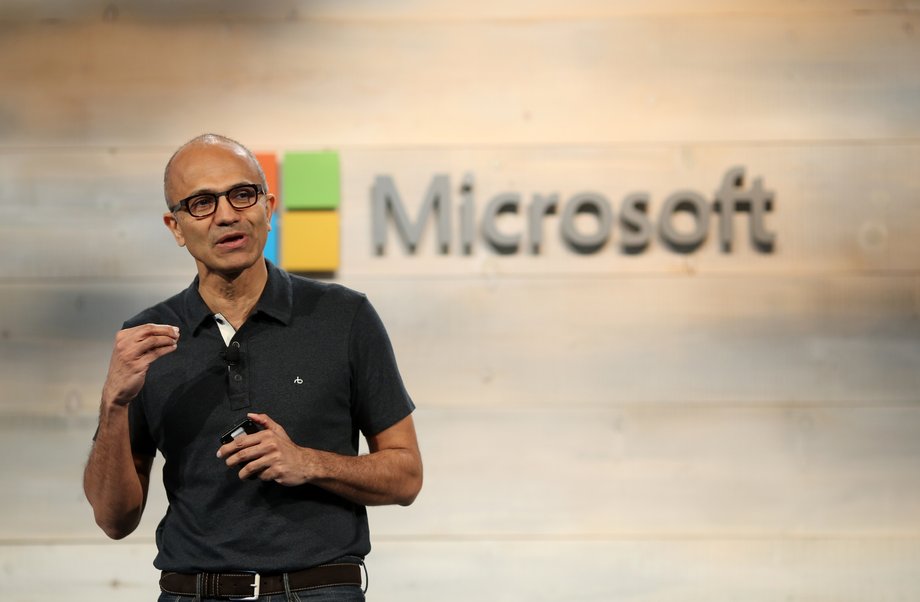 Microsoft CEO Satya Nadella.