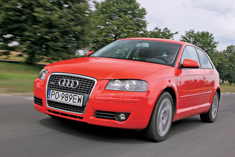 Audi A3 II (2003-12) – nadal wygląda atrakcyjnie i...drogo. 