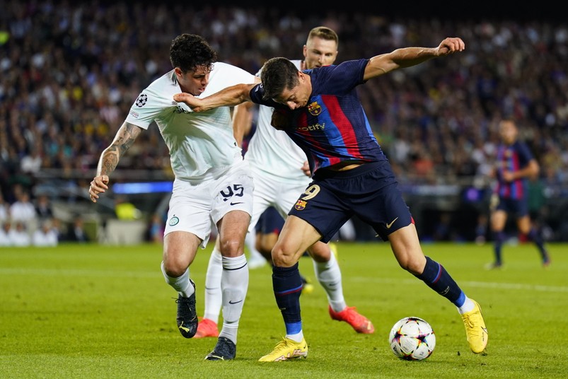 Lewandowski uratował Barcelonę. Emocje na Camp Nou sięgały zenitu