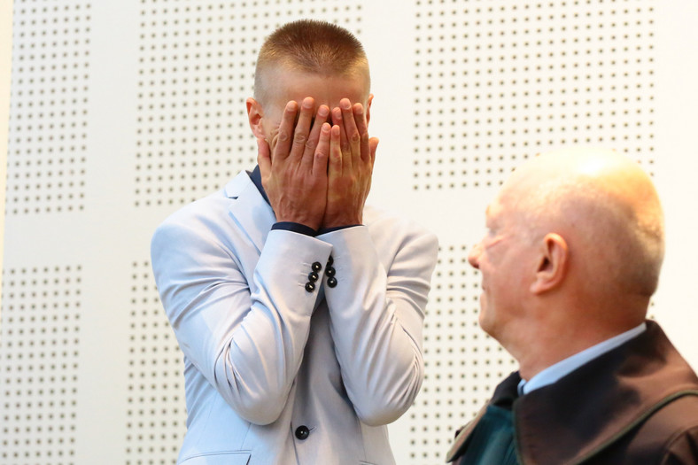 Tomasz Komenda po usłyszeniu wyroku uniewinniającego w 2018 r.