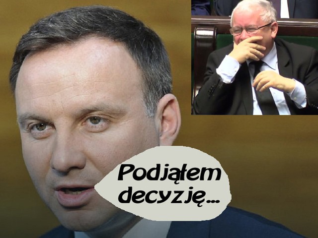 Z czego śmieje się prezes PiS?