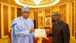 Benue Gov-elect meets Buhari, says 'Benue is in ICU'