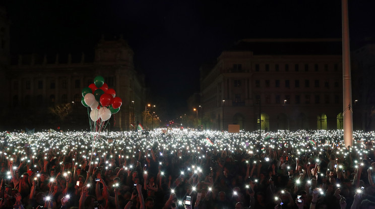 A magyar sztárok hamarosan a békéért tüntethetnek az V. kerületben / Fotó: Pozsonyi Zita