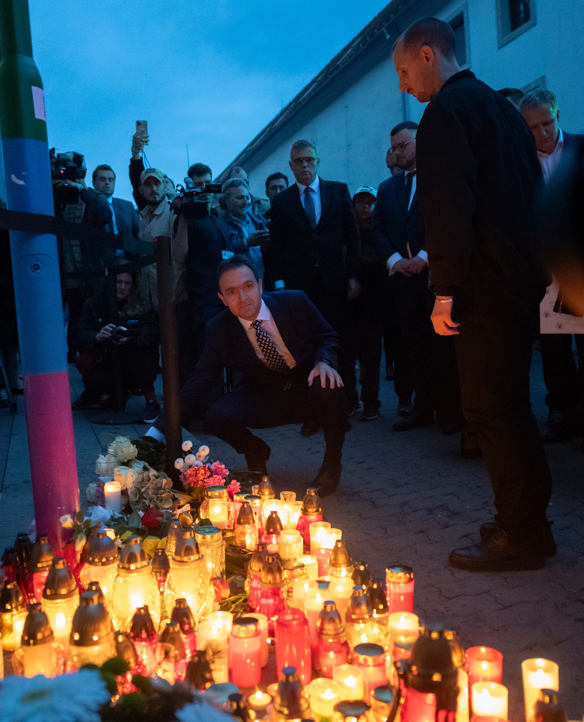 Spomienkové podujatie MATÚŠ A JURAJ, NEZABUDNEME!, ktoré sa konalo na Zámockej ulici 12. októbra 2023 v Bratislave.