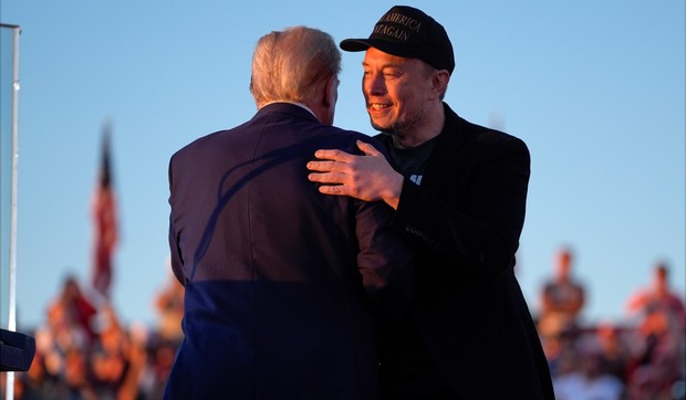 Donald Tramp i Ilon Mask