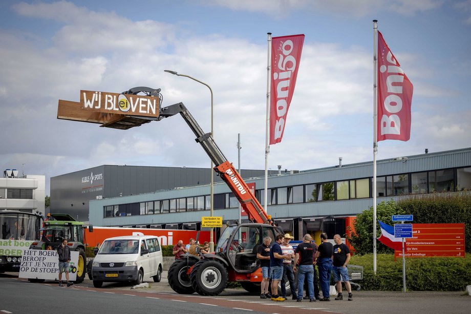 Protest rolników w Holandii