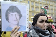 People paid respect, journalist Jan Kuciak, Brno