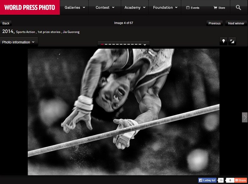 World Press Photo 2014 rozstrzygnięte. Zobacz najlepsze sportowe zdjęcia!