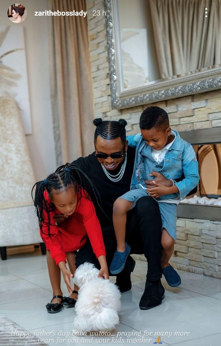 The Only Baby Mama that celebrated Diamond on Father’s Day