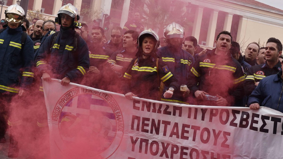 Grecja: strażacy protestują przeciwko warunkom zatrudniania